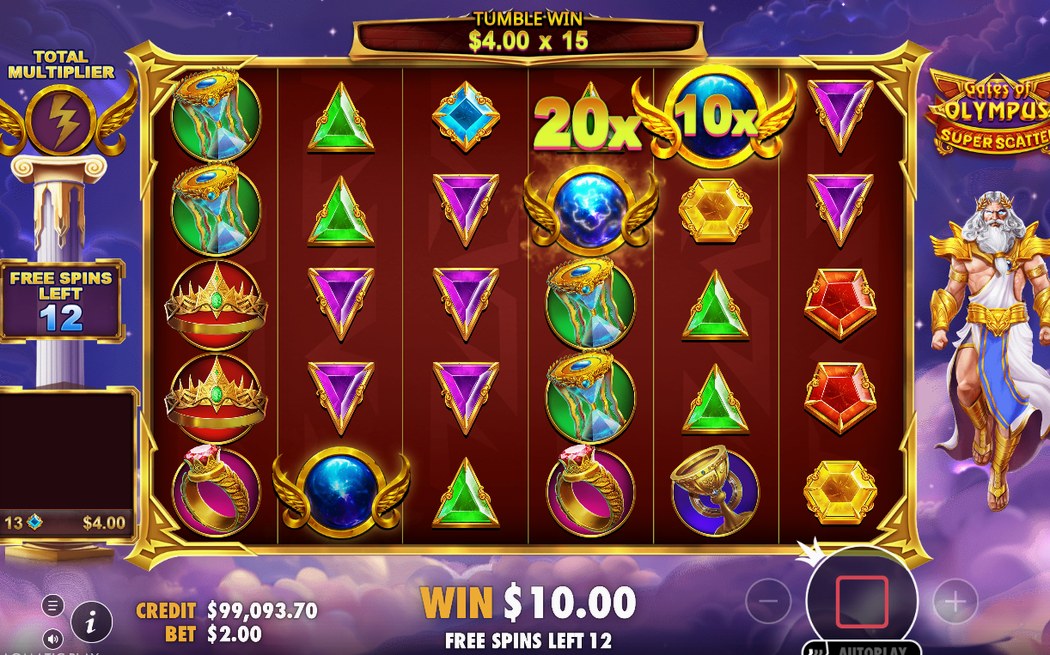 Free Spins round on the special reel set
