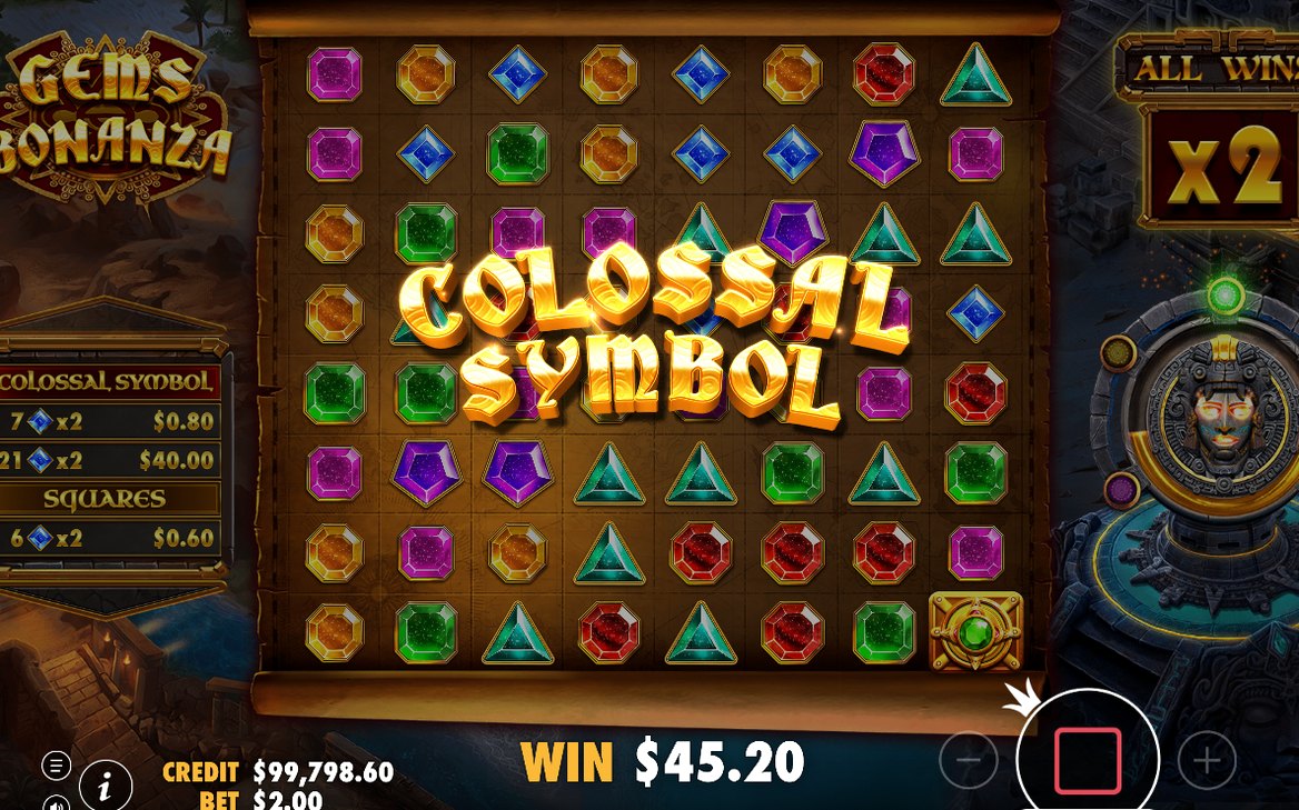 Spin modifier in play during the Gold Fever bonus