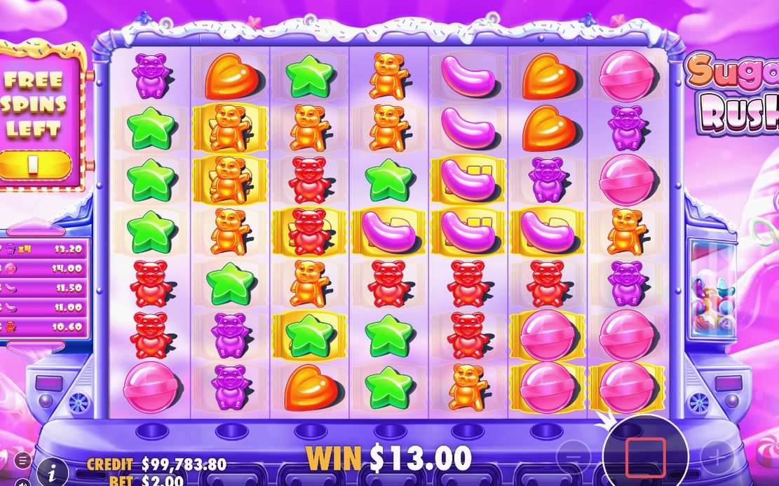 Free spins round with Multiplier Spots building across spins
